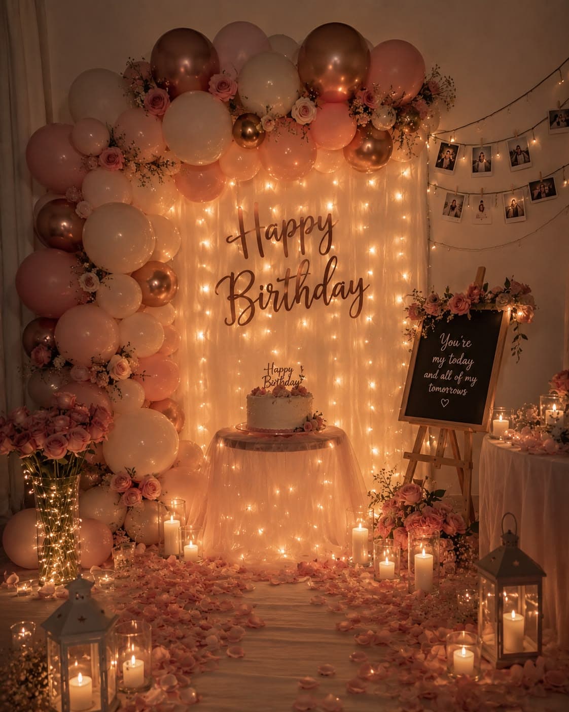 Pastel Birthday Decoration